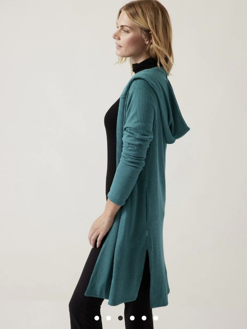 Athleta M Medium Harmony Pose Wrap Borealis Green NEW! #882495